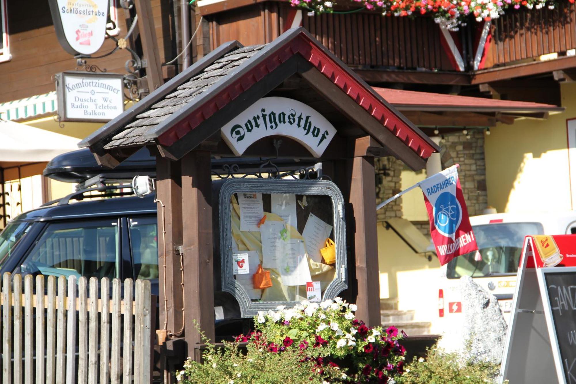 Hotel Dorfgasthof Schloesslstube Stuhlfelden Exterior foto